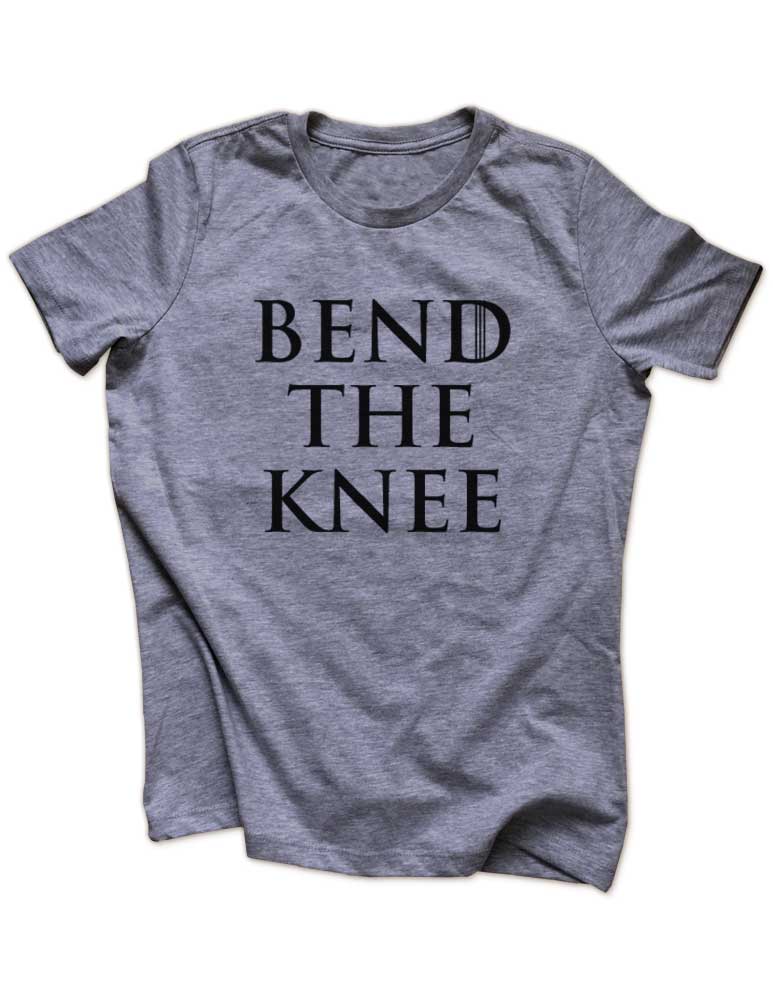 Bend The Knee Funny GOT Game of Thrones Parody Jon Snow Walkers Women Unisex/Men Heather & Triblend Shirt – wallsparks