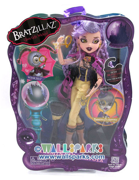 Yasmina Clairvoya Bratz Bratzillaz Doll Glam Gets Wicked NIB – wallsparks