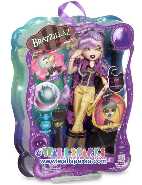 Yasmina Clairvoya Bratz Bratzillaz Doll Glam Gets Wicked NIB – wallsparks