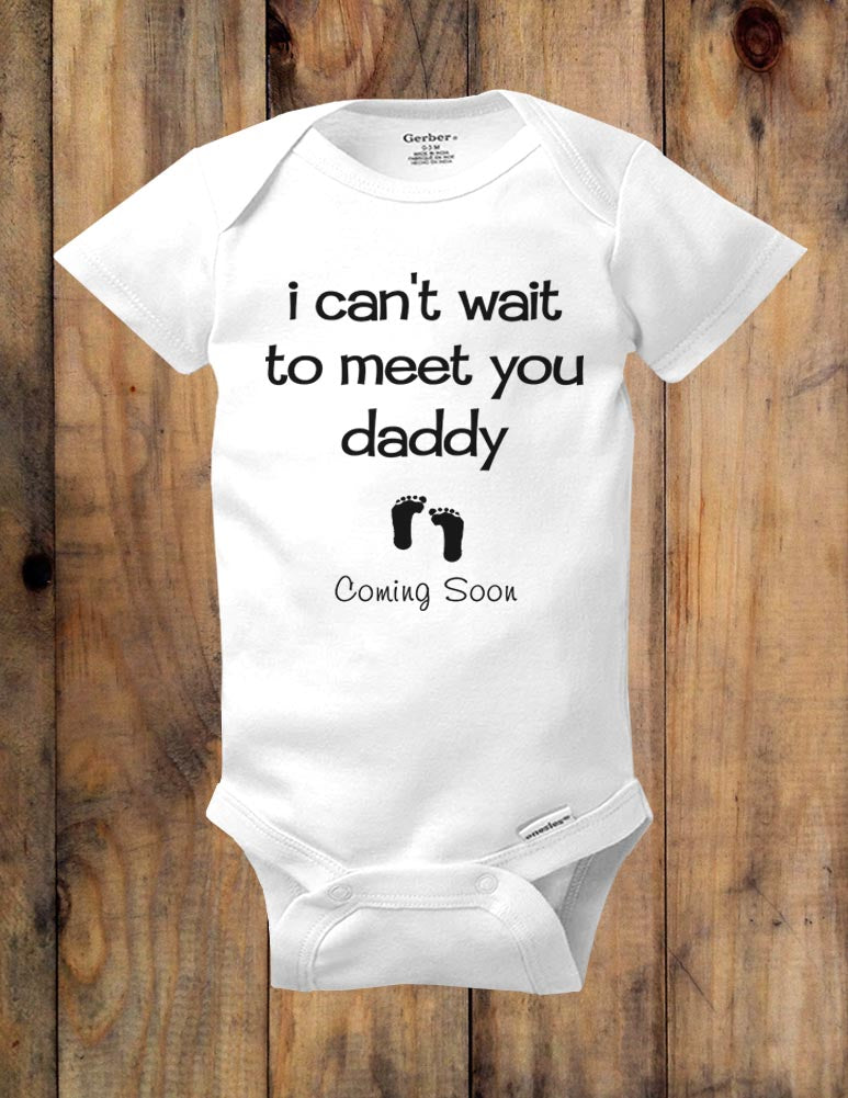 coming soon baby announcement onesie